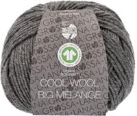 Lana Grossa Cool Wool Big Mélange (GOTS) 221 Dark gray mottled