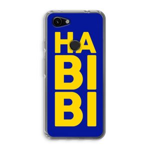 Habibi Blue: Google Pixel 3a Transparant Hoesje