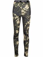 Philipp Plein legging tie-dye à taille haute - Vert - thumbnail