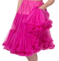 Banned Lifeforms Petticoat Hot Pink -XS/S