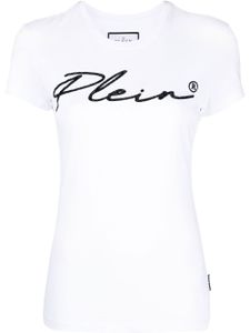 Philipp Plein t-shirt à logo imprimé - Blanc