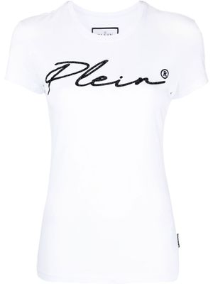 Philipp Plein t-shirt à logo imprimé - Blanc