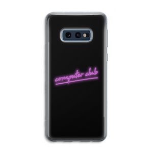 Vice Black: Samsung Galaxy S10e Transparant Hoesje