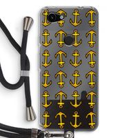Musketon Anchor: Pixel 3a Transparant Hoesje met koord
