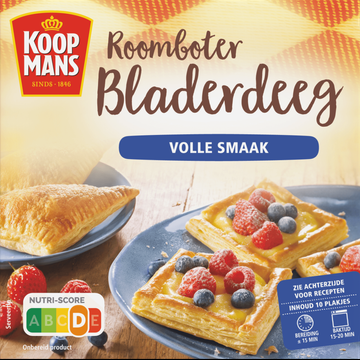 Koopmans Bladerdeeg Roomboter 10 Plakjes 450 g bij Jumbo
