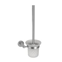 Toiletborstel set Blue Label Viborg | Wandmontage | Incl.Houder | RVS | Geborsteld nikkel PVD