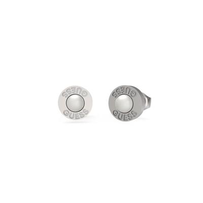 Dames oorbellen Guess JUME04067JWSTWIT-U