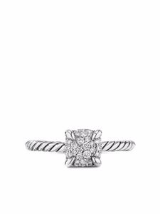 David Yurman bague Petite Châtelaine en argent sterling sertie de diamants