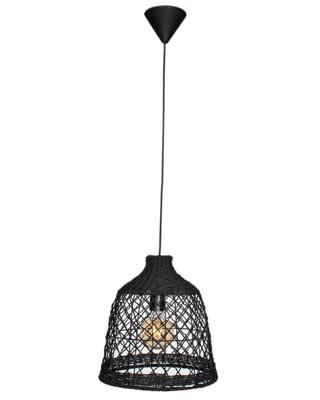 Zwarte hanglamp zeewier E27 fitting By Rydens Lucena