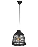 Zwarte hanglamp zeewier E27 fitting By Rydens Lucena
