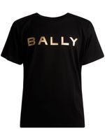 Bally t-shirt en coton à logo métallisé - Noir - thumbnail