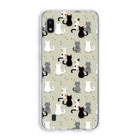 Katten: Samsung Galaxy A10 Transparant Hoesje