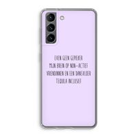 Tequila: Samsung Galaxy S21 Transparant Hoesje