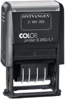 Colop tekststempel met datum Printer tekst: ONTVANGEN
