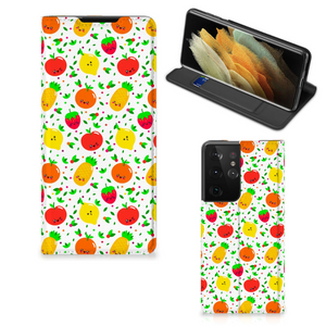 Samsung Galaxy S21 Ultra Flip Style Cover Fruits