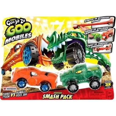 Miniatuurvoertuigen - MOOSE TOYS - GOO MOBILES - TURBO TYGER VS RUMBLER JAW