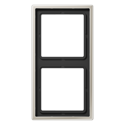 Jung LS990 Edelstaal Afdekraam 2-voudig