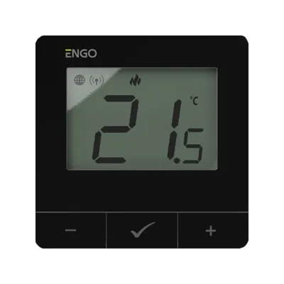 ENGO E25-24B - ZigBee/868MHz slimme thermostaat, 24V, Zwart