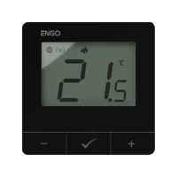 ENGO E25-24B - ZigBee/868MHz slimme thermostaat, 24V, Zwart