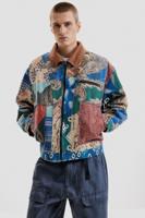 Patchwork-jas - WHITE - XL