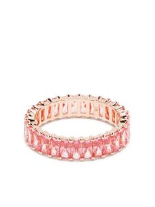 Swarovski bague Matrix sertie de cristaux - Rose