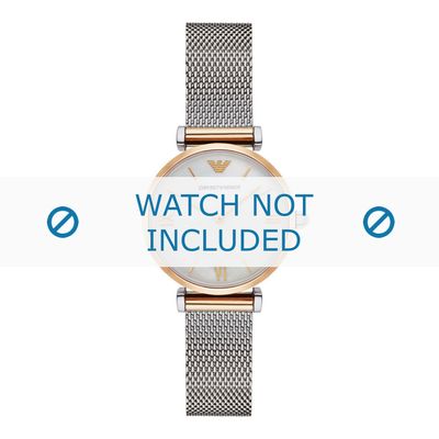 Horlogeband Armani AR2068 Staal 14mm