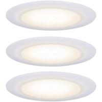 Paulmann LED-inbouwlamp voor badkamer Set van 3 stuks 19.5 W Satijn, Wit - thumbnail