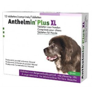 Anthelmin Plus XL voor honden 2 stuks