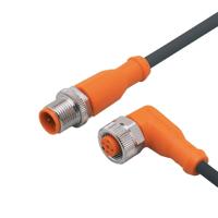 ifm Electronic EVC825 Verbindingskabel Aantal polen (sensoren): 3, 5 Stekker, recht, Bus, haaks 4 m 1 stuk(s)