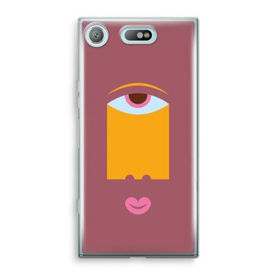Mono V: Sony Xperia XZ1 Compact Transparant Hoesje