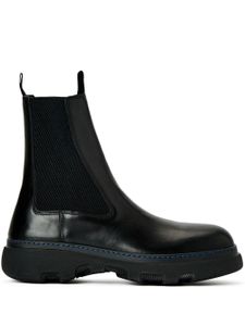 Burberry bottines chelsea en cuir - Noir