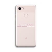 uw waarde daalt niet: Google Pixel 3 Transparant Hoesje