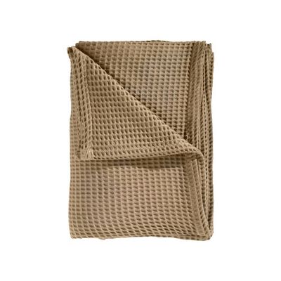Heckett & Lane Heckett & Lane Wafel Plaid 180x260 Pale Khaki