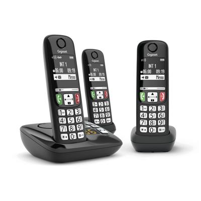 Gigaset A735A Trio Huistelefoon Zwart