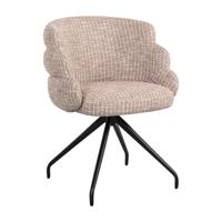 Richmond Draaibare Eetkamerstoel 'Kayla' Be Trendy, kleur Rose