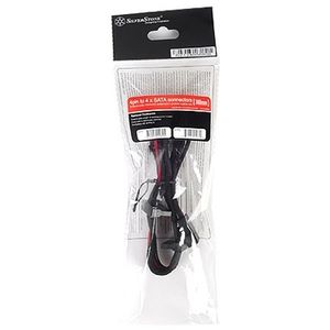 Adapter 4-Pin Molex > 4x 15-Pin SATA 30cm Adapter