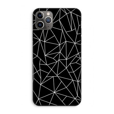 Geometrische lijnen wit: iPhone 11 Pro Max Tough Case