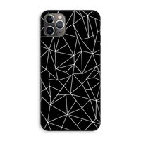 Geometrische lijnen wit: iPhone 11 Pro Max Tough Case