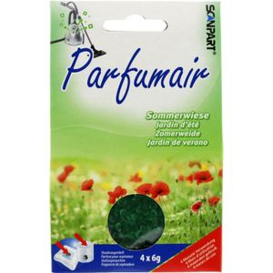 Parfumair geurparels zomerweide, 4 stuks Stofzuiger luchtverfrisser