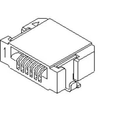 Molex 52976-2472 FFC/FPC-aansluiting Inhoud: 1 stuk(s) Tape on Full reel