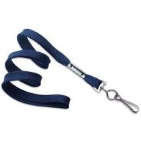 Keycord met metalen haak, br 10mm donker
