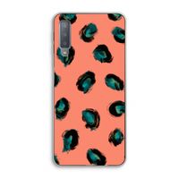 Pink Cheetah: Samsung Galaxy A7 (2018) Transparant Hoesje