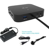 USB-C HDMI DP Docking Station with Power Delivery 100 W Dockingstation - thumbnail