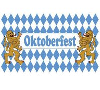 Oktoberfest vlag 90 x 150cm - thumbnail