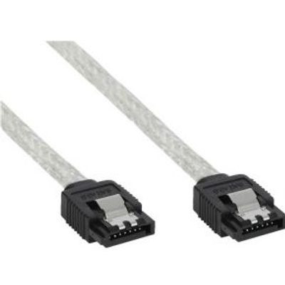 InLine 27305R SATA-kabel 0,5 m Transparant