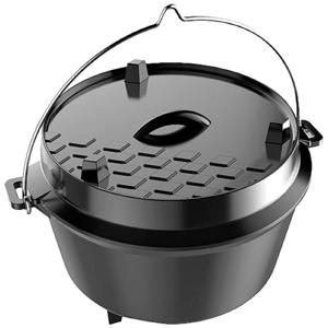 tepro Garten 8232N Größe M Dutch Oven Zwart