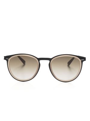 Mykita lunettes de soleil Siwa à monture ronde - Marron