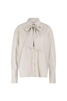 Hollis dot check blouse - kit/espresso - 13287