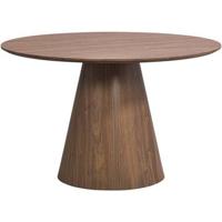 Eettafel Louis - walnoot - Ø120 cm - Leen Bakker