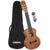 Cascha HH 2179 guitarlele mahonie met gigbag